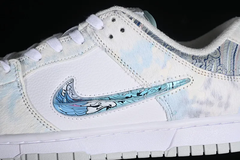 All categories Nk SB Dunk series Nk SB Dunk Low low-top sneakers J version Nk Dunk Low CNY Year of the Dragon Limited New Chinese style customization Steam Puppet-Third Prince Ao Bing SB low-top casual sneakers DV0831-101